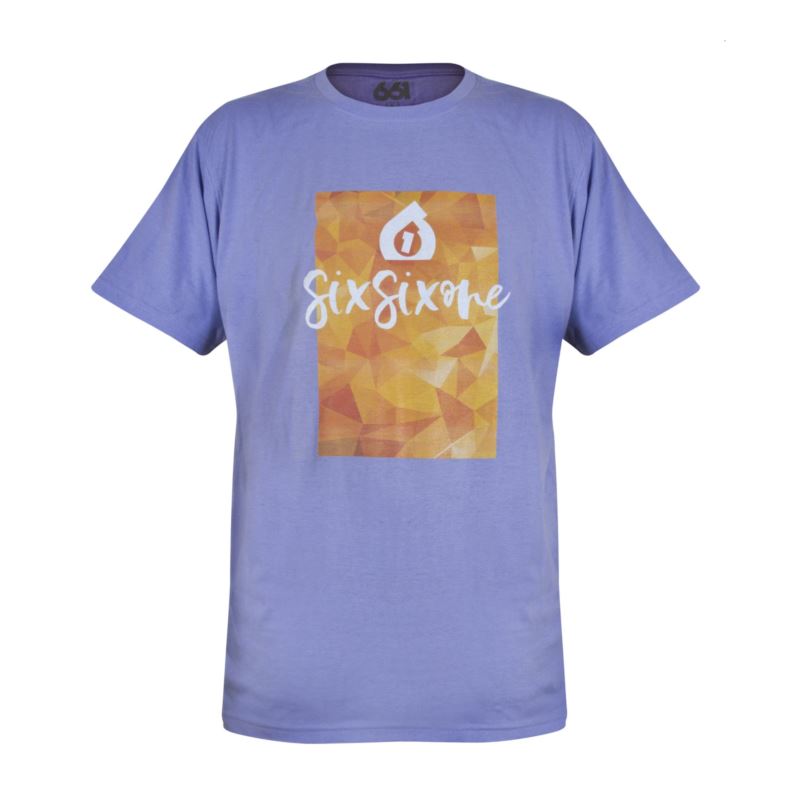 661 T-Shirt SCRIPT purpurowa M