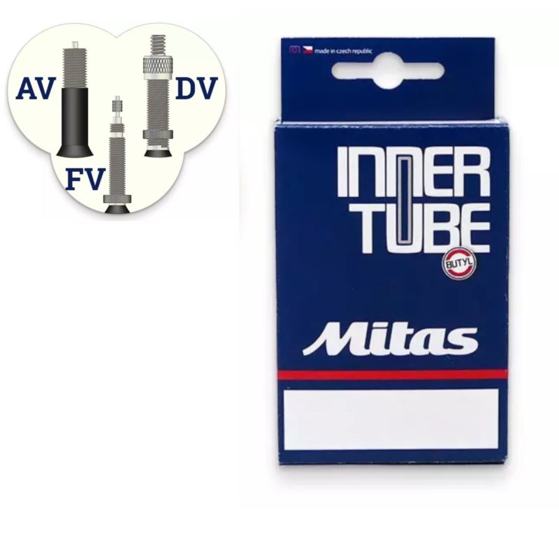 Mitas dętka PLUS AV40 27,5x2,45-3,00 62/75-584