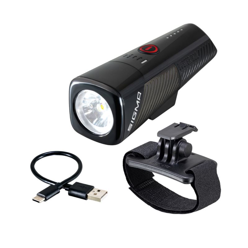 Sigma lampka przednia BUSTER 800 HL czarna