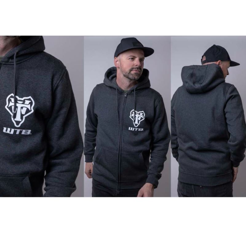 WTB bluza z zamkiem TEAM grafitowa L