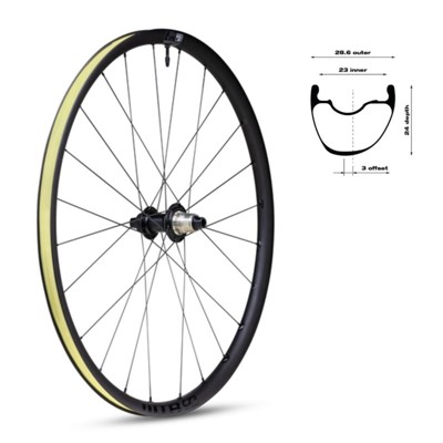 WTB Koło CZR i23x700 tył 142x12 24 6 śrub SRAM XDR