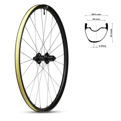 WTB Koło CZR i23x700 tył142x12 24 6 śrub Shimano