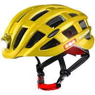 Rockbros kask rowerowy MTB z lampką żółty 57-62cm