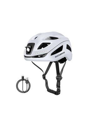 Rockbros kask rowerowy z lampką USB 10110035002