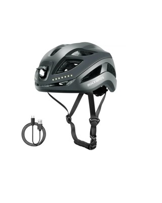 Rockbros kask rowerowy z lampką USB 10110035003