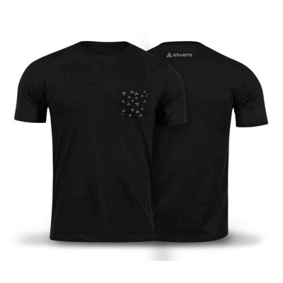 GRANITE t-shirt POCKET czarny L