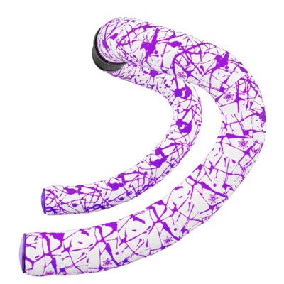 SUPACAZ Owijka SUPER STICKY SPLAT biało purpurowa