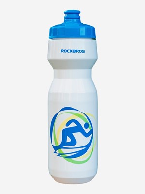 Rockbros bidon rowerowy DCBT69B biało-niebieski